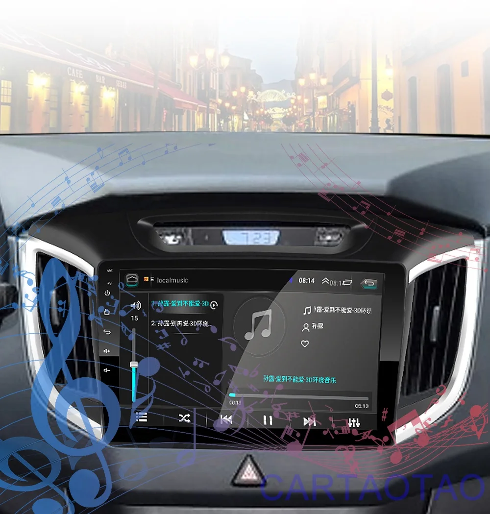 2G+ 32G 10," 2din Android 8,1 GO автомобильный dvd-плеер для hyundai Creta IX25 автомобильный Радио gps навигация wifi Bluetooth MP5 плеер