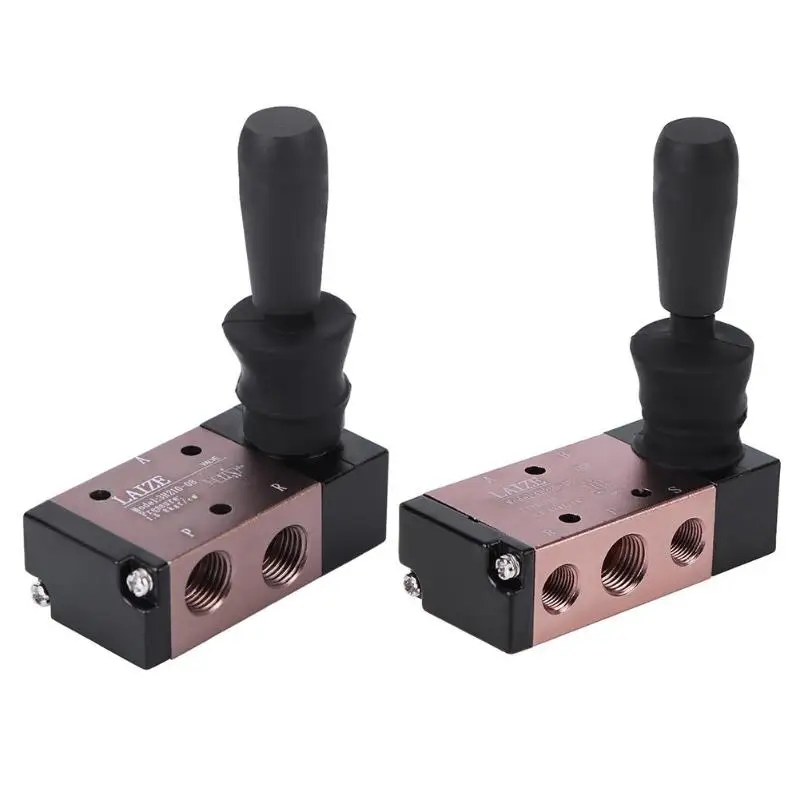 

2 Position Pneumatic Air Inlet Manual Air Regulator Gauge Reversing Valve Tools