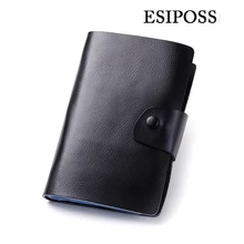 Кошелек для путешествий из натуральной кожи с держателем для паспорта, кошелек с отделением для карт, многофункциональная Женская дорожная сумка, конверт, 3 складной Ckhec