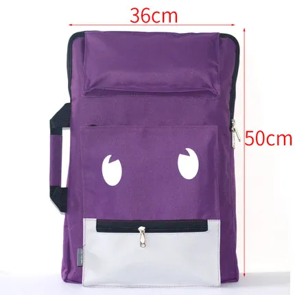 MoeTron Модный милый набор для рисования, художественная сумка A3, эскизный коврик/Набор для рисования 8 K, художественная школьная сумка, сумки для рисования для детей - Цвет: Фиолетовый