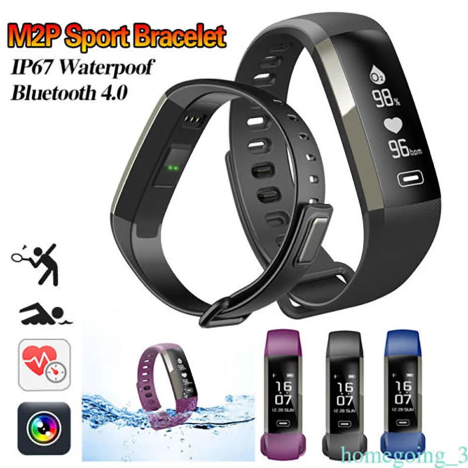

Watch Smart Bluetooth 4.0 OLED Screen Smart Watch Men for Android iOS Heart Rate Monitor Pedometer Watch Smart Bracelet