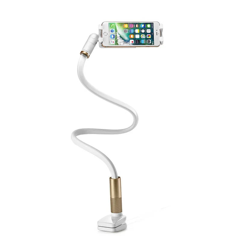 

2 in 1 Universal Flexible Long Arms Mobile Phone Holder Fit 4~6 inch Desktop Bed Lazy Holder & Led Bedside Reading Lamp