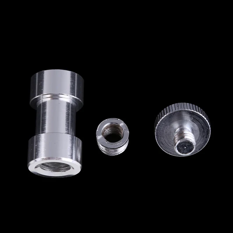Professional Camera fixing Screws 3 in 1 1/4 3/8 5/8 inch Tripod Screw to Flash Mount Holder Adapter Fasteners Nut Bolt SetsAA