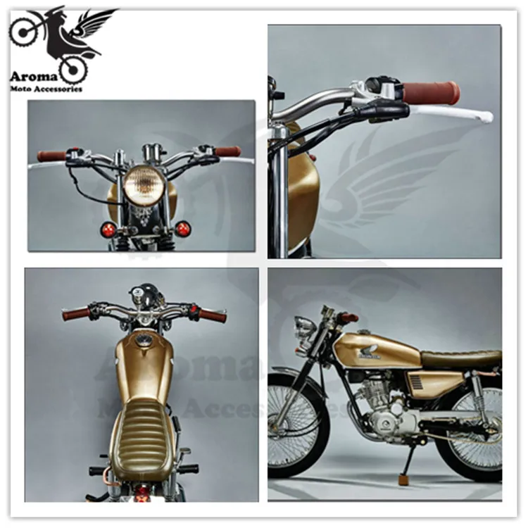 В наличии 6 цветов винтажные мотоциклетные ручки Softail в стиле ретро для Кафе Racer