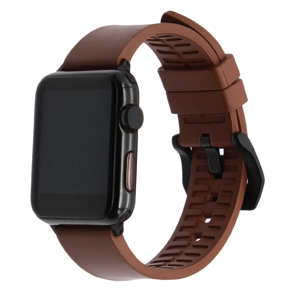 Ремешок резиновый для iWatch Apple Watch SE 38 мм 40 42 44 Series 6 5 4 3 2 1| |