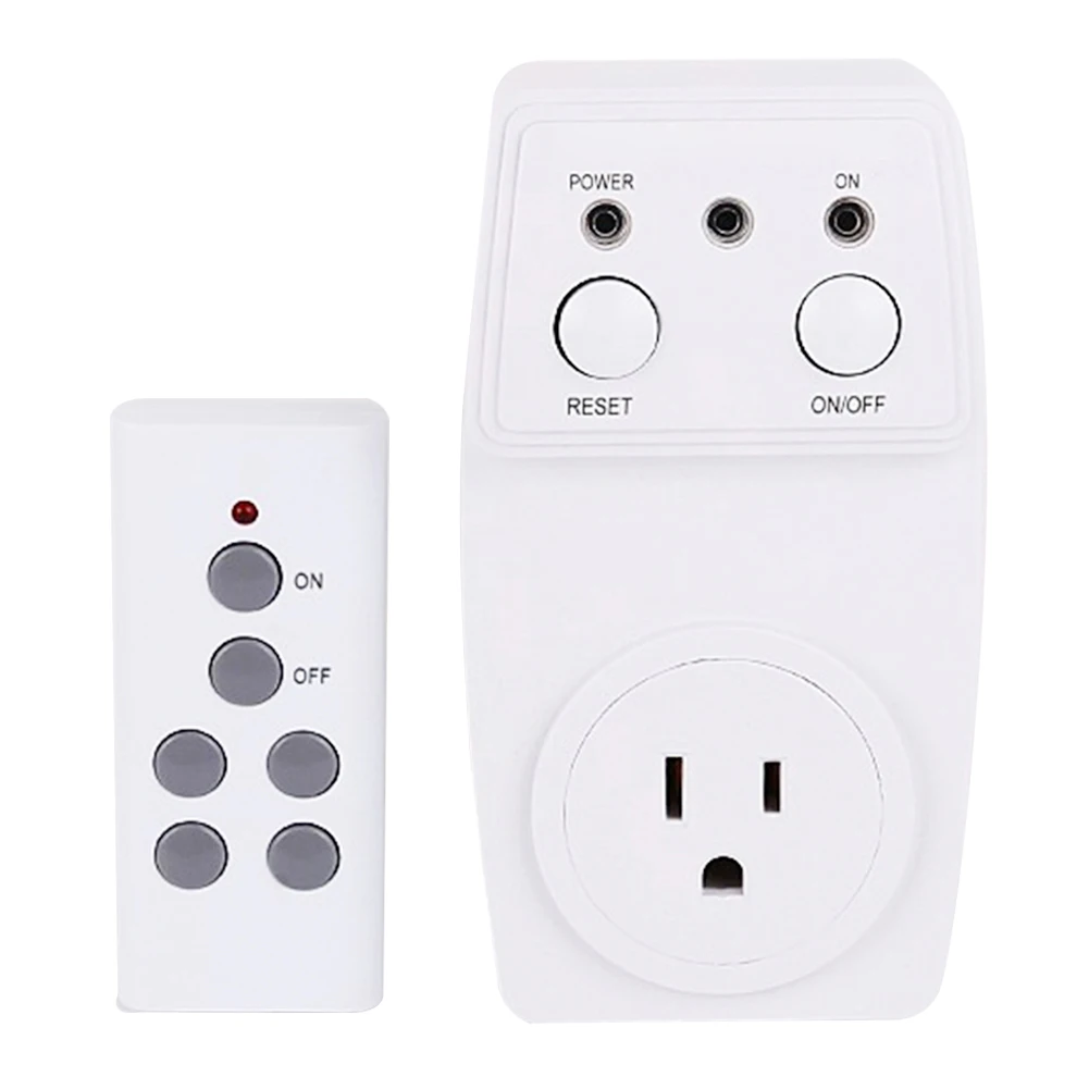 

PC Electrical Home Wall Hotel Easy Install Accessories Wireless Outlet Socket Remote Control Power Adapter Convenient Smart