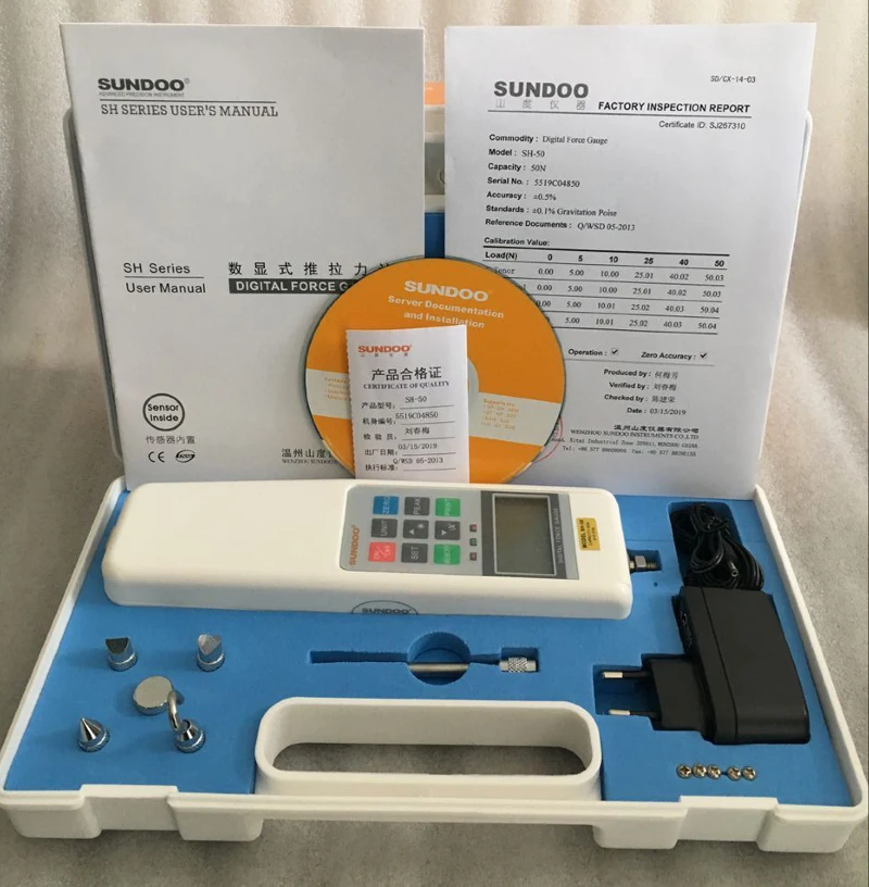 10N Digital Push Pull Meter Force Gauge Sundoo SH10B USD 300.00 /piece