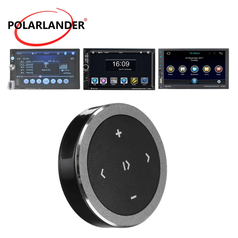 Wireless Bluetooth 3.0 Car Motorcycle Steering Wheel For iOS/Android Media Button Styling Music Player Remote Control Start | Автомобили и