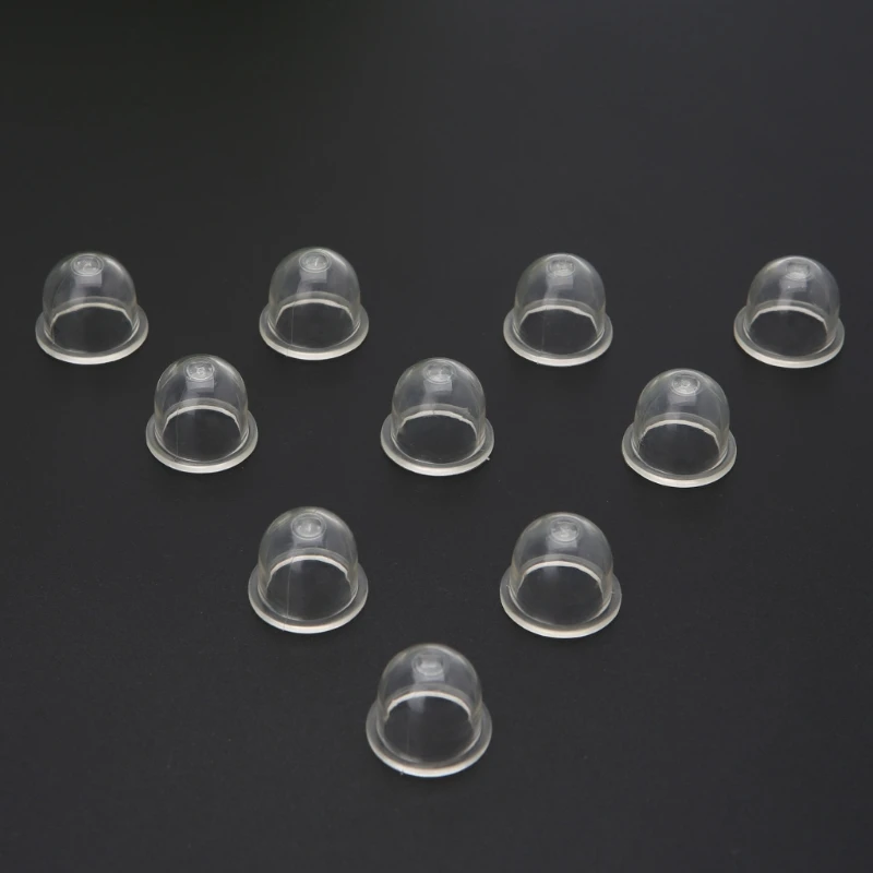 Chainsaw Blower Trimmer Parts 10Pcs Carburetor Parts Fuel Primer Bulb Pump Cap