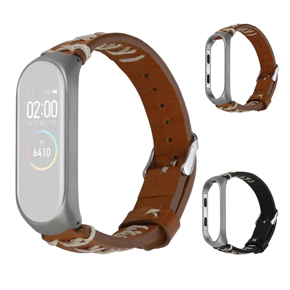 Сменный Браслет ремешок + металлический чехол для Xiaomi Mi Band 4 Модные Смарт часы