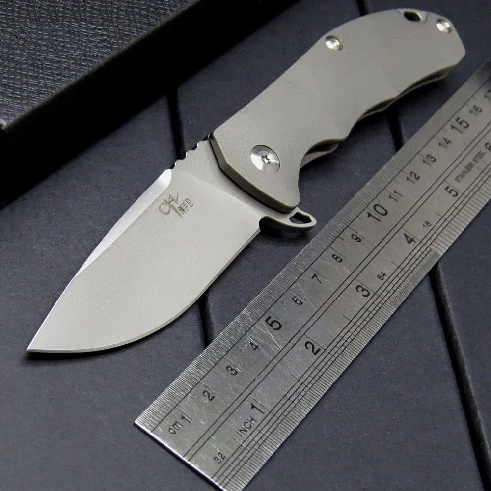 

CH Tools CH3003 Folding Knife AUS-8 Blade TC4 Titanium Alloy Handle Outdoor Camping Outdoor Hunting Survival EDC tool knives