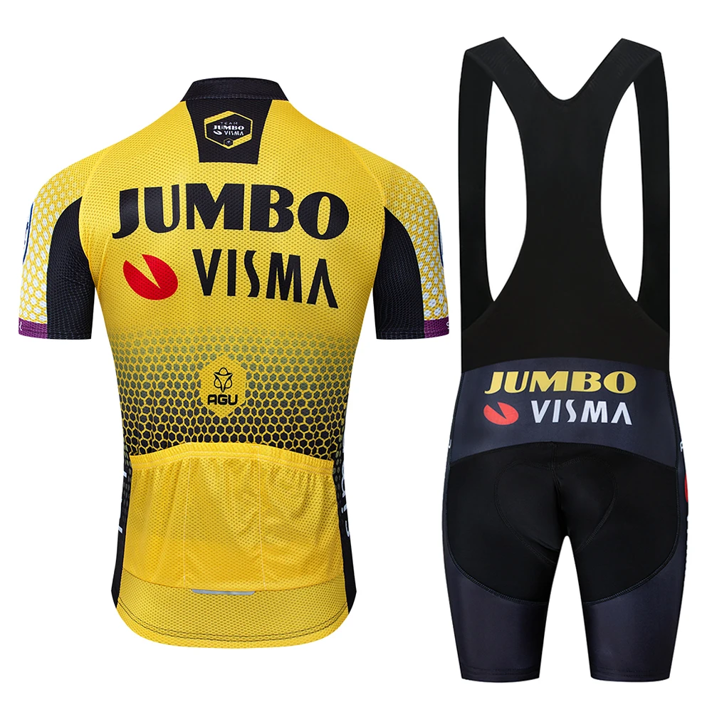 Pro team jumbo visma набор велосипедных футболок, мужской велосипедный Майо MTB Racing ropa Ciclismo летняя быстросохнущая велосипедная ткань 9D гелевая