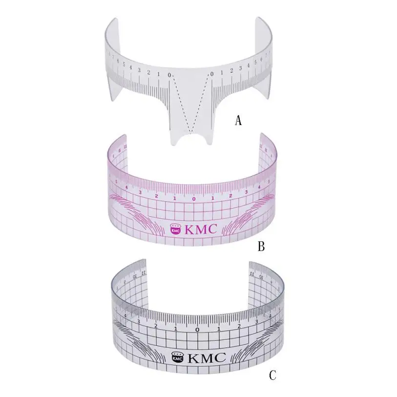 

Microblading Reusable Plastic Tattoo Stencils Makeup Brow Measure Eyebrow Guide Ruler Permanent Tools Levert Dropship 2MY26