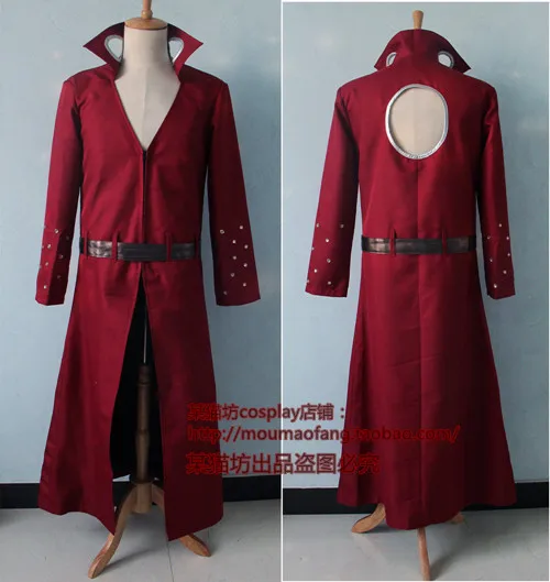 

The Seven Deadly Sins Nanatsu no Taizai Ban Red Overcoat Cosplay Costume E001