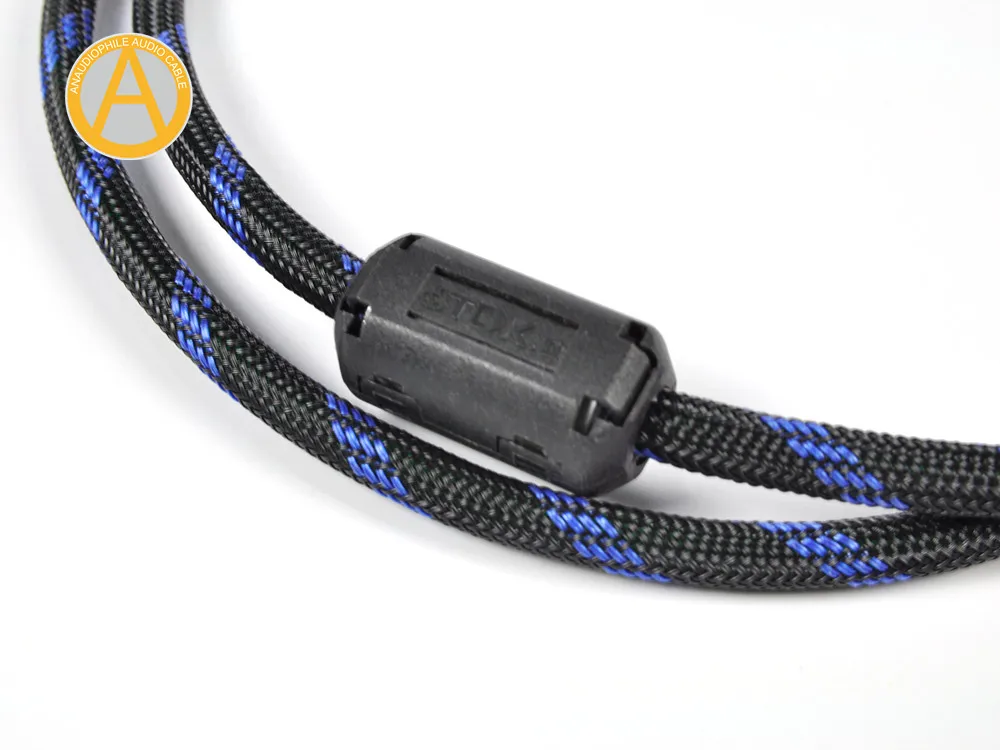 UC04 Hifi USB Cable USB Audio Data Cable USB Type A To B Cable Star Quad 0.5/0.75/1m/1.5/2/3/5m USB Cable PC DAC Sound Card