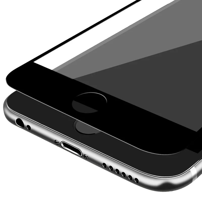 GerTong Передняя пленка Закаленное стекло для iPhone 5S 7 6 6S X 5 SE 8 Plus защита экрана полное