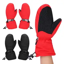 Зимние спортивные перчатки бархатные толстые теплые полный палец лыжные непромокаемые перчатки водонепроницаемые перчатки для лыжного спорта Аксессуары