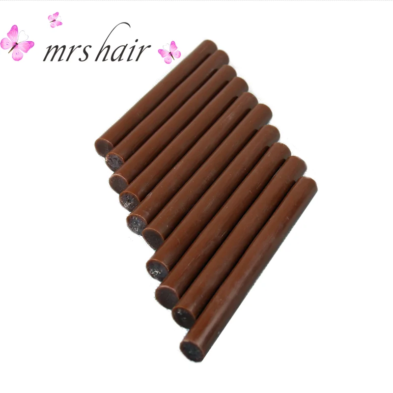 Keratin Glue Sticks 5pc/pack Hot Melt Glue Sticks 120*11mm Professional Hair Tools 3 Colors /keratin adhesive/ hair glue