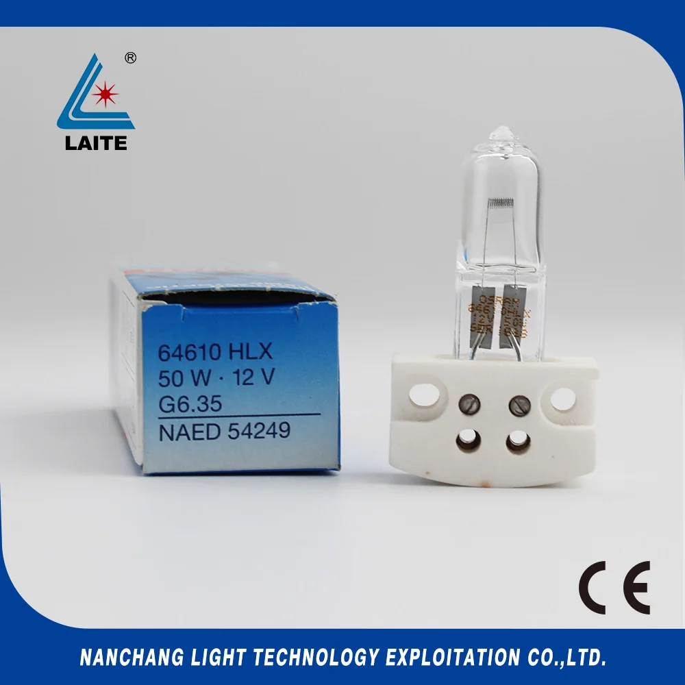 

original HLX64610 BRL 12v50w G6.35 43123-46140 12V 50W topcon opthalmatic slit projector lamp