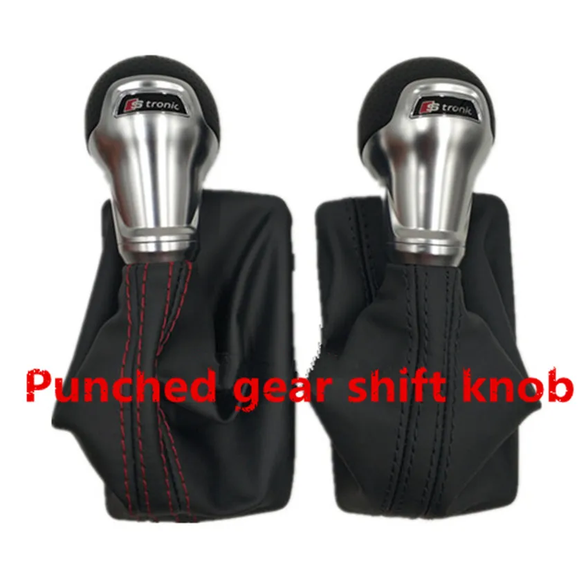 Punched audi A1 A3 hole Shift Knob With Boot Fit DSG Stronic