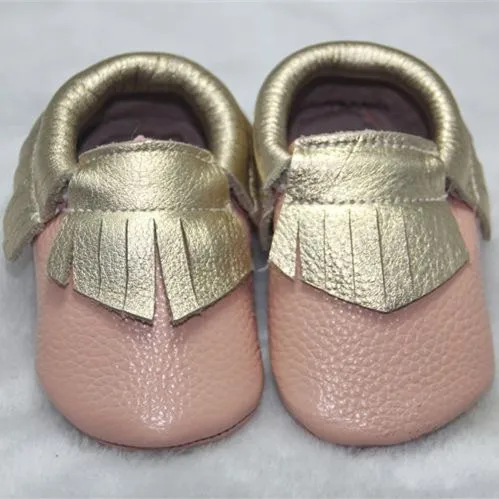 

Newborn Baby Boy Girl Baby Moccasins Genuine Leather Soft Moccs Shoes Bebe Fringe Soft Bottom Non-slip Footwear Crib Shoes