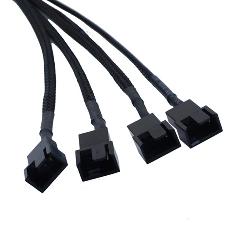 12V 27 см вентилятор кабель Кабель питания сплиттера 4pin IDE/SATA Molex 4 Порты и разъёмы