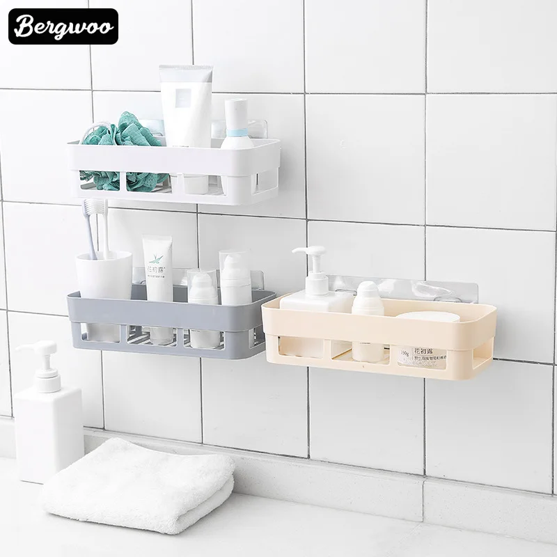 

Bathroom rack Wall Hanging Bathroom Suction Wall Toilet for Hand Washing Bathroom Organizer Shower Shelf Household Items Suction