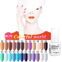 168 Pure Colors Gel Nail Varnish 5ml UV Gel Nail Polish Lamp Soak off Gel Polish Gel Lak Vernis Semi Permanent Gelpolish
