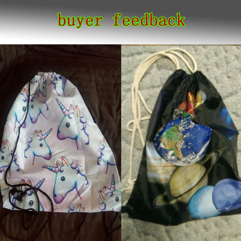 Customzied NOISYDESIGNS Pequena Impressão Saco de Cordão