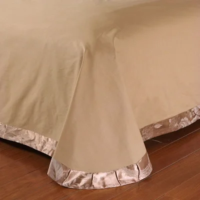 White Silver Color Jacquard Luxury Bedding sets 4/6 Pcs Queen/King size lace cotton Stain Bed set Bed linen Duvet cover pillow 61