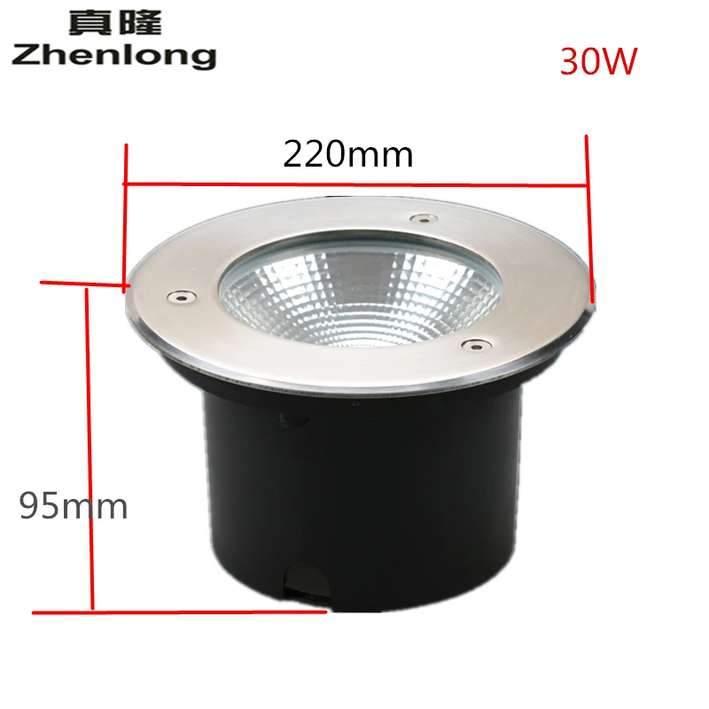 Conduziu a Luz do Jardim à Prova Dwaterproof Ip67 ao ar Água Subterrâneo Livre Enterrado Jardim Caminho Ponto Recessed Inground Iluminação 10 w 20 30 50 Cob 9 À prova dwaterproof água conduziu a luz