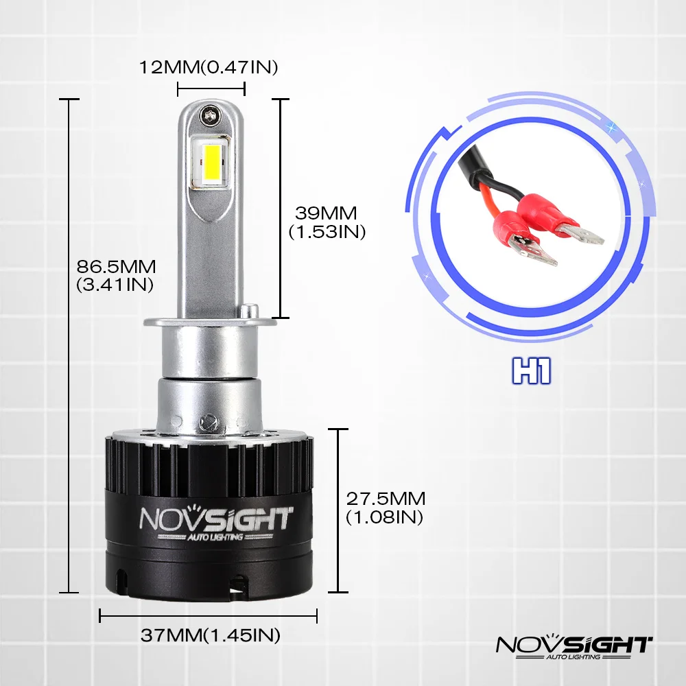 NOVSIGHT супер яркие фары автомобиля H7 светодиодный H4 светодиодный H1 H8 H11 HB3 9005 HB4 9006 Авто Лампы 80W 14400LM автомобилей фары 5500K