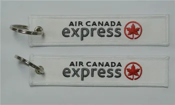 

Air Canada Express Aviation Pilot Embroidered High Quality Keychain Key Ring