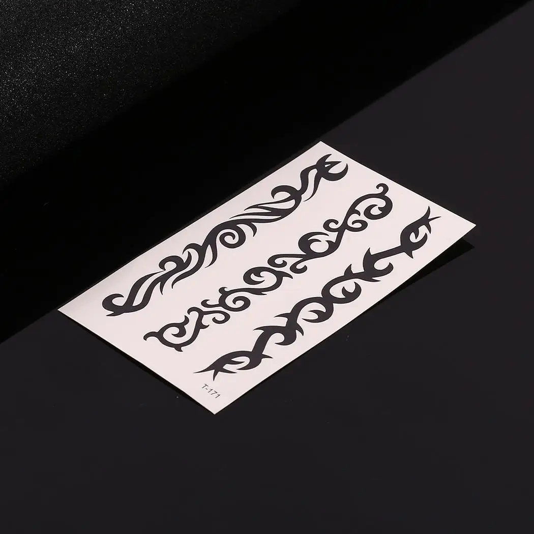Унисекс модные водонепроницаемые различные рисунки татуировки стикер