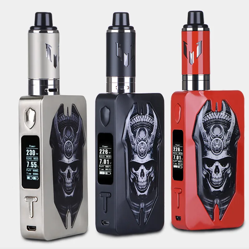Электронная сигарета SUB TWO 230W TC Box Mod Kit VW Dual 18650 батарея OLED Screen 3 5 мл бак большой