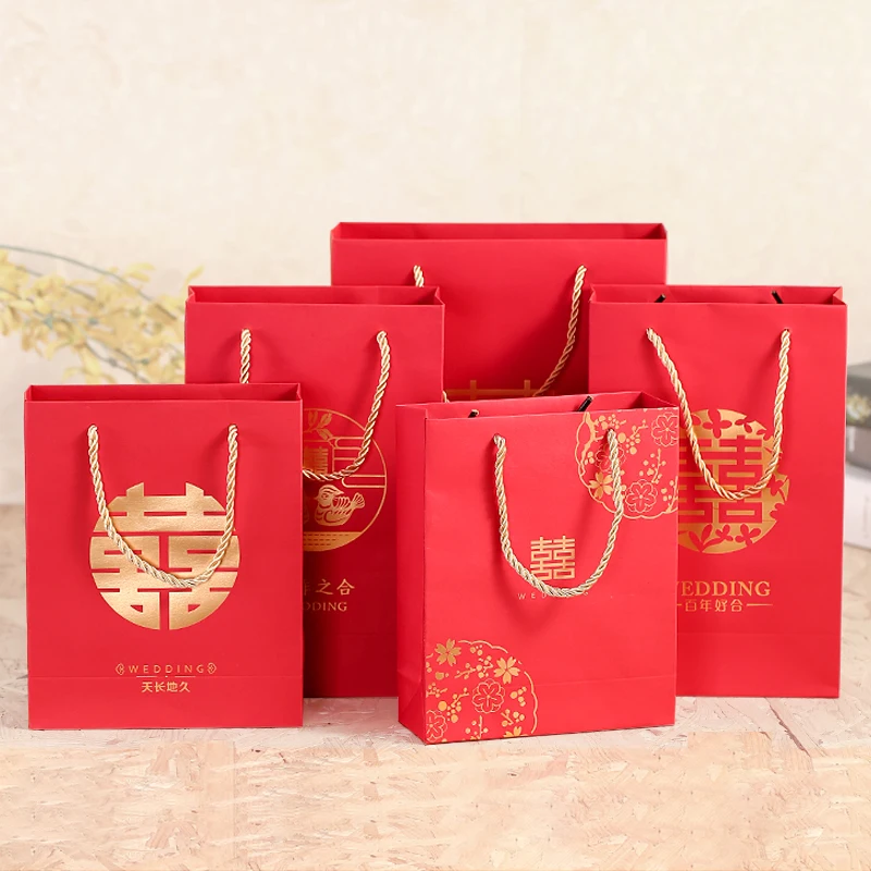 20pcs Chinese style wedding gift bag wedding creative Chinese style