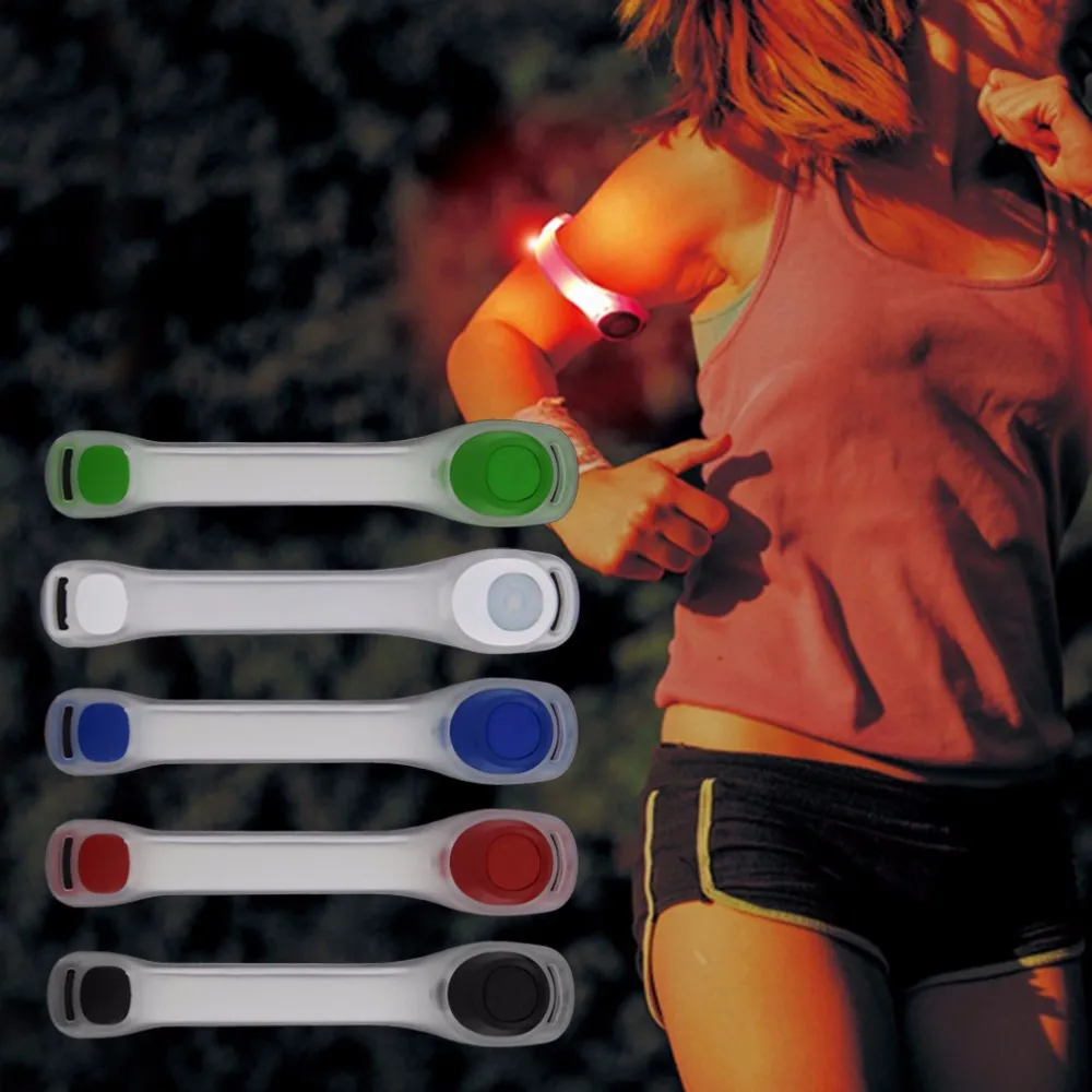 Best Outdoor Sports 5 Color Reflective Safety Belt Arm Strap Night Cycling Running LED Armband Light 1 Best Outdoor Sports 5 Color Reflective Safety Belt Arm Strap Night Cycling Running LED Armband Light 1