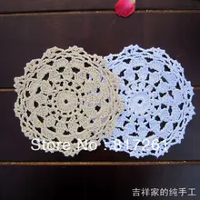 Новое прибытие 10 рис/Лот Хлопок Кружева doily подстаканники коврик для вазы чаши pad украшения подушки кружева doilies Для Свадебные украшения