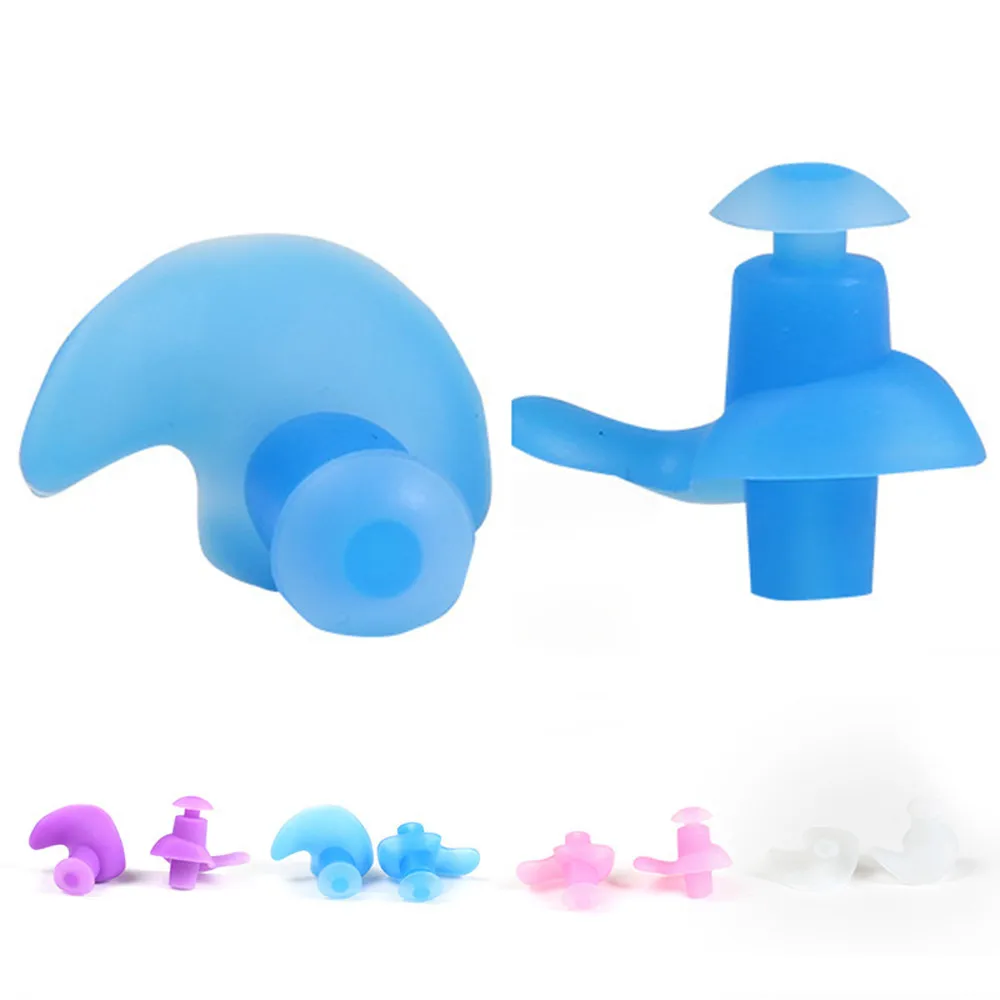 

1 Pair Soft Ear Plugs Waterproof Earplugs Ear Plugs For Swimming Water Sports Swimming Accessories for Adult Children
