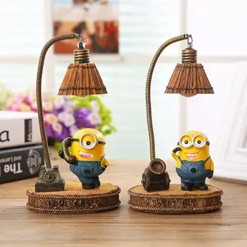 

Anime Little Yellow Man Night Light Resin Crafts Small Ornaments Creative Birthday Present For Children