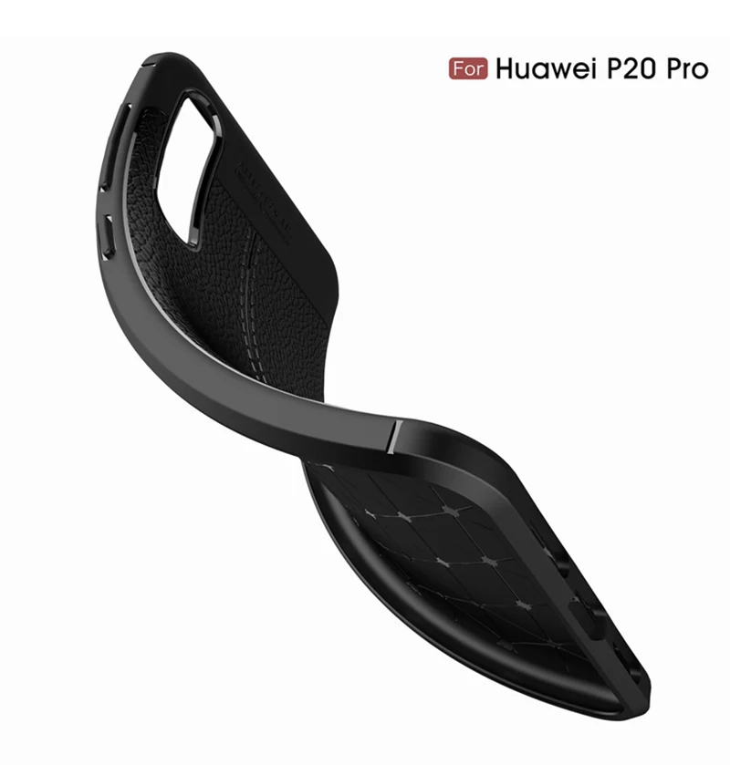 100 шт. роскошный Личи узор противоударный чехол-броня для Huawei p20 Pro P10 9 Lite плюс P8 Lite чехол для телефона мягкий чехол ТПУ