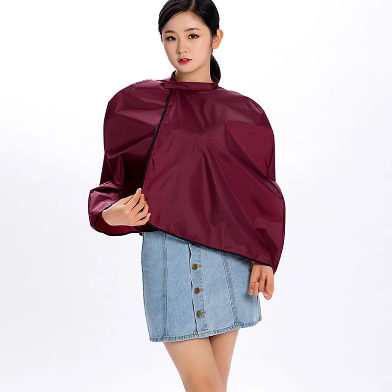 Hair Salon Stylist Cutting Collar Black/Red Half Body Neck Wrap Neck