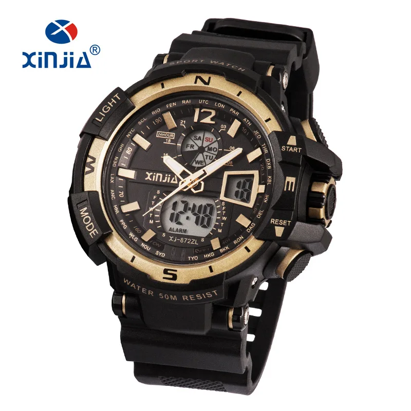 

Fashion Brand Children Sport Watches LED Digital Quartz Watch Boy Girl Student Multifunctional 50M Waterproof Wristwatches Gift