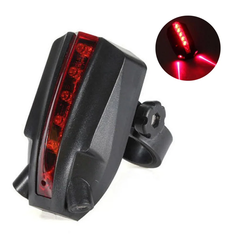 Excellent Charging / battery MTB light creative practical bicycle sporting goods laser road projection safety warning LED bike tail light 2