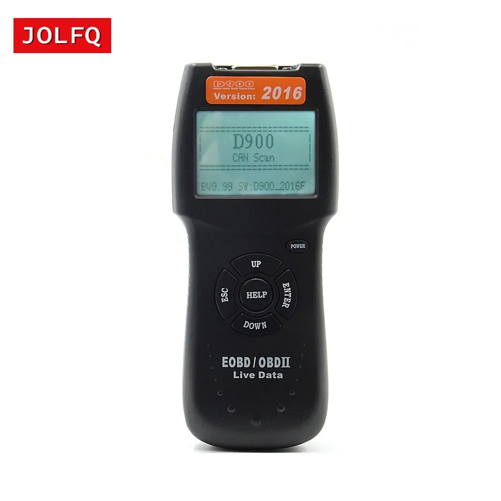 Сканер OBD2 V2016 D900 универсальный диагностический сканер ошибок двигателя OBDII EOBD CAN