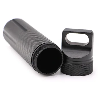

Delicate Aluminum Pill Cases For Travel Big Waterproof Capsule Cases Drug Container Tank Seal Bottle medicine Storage EDC Box