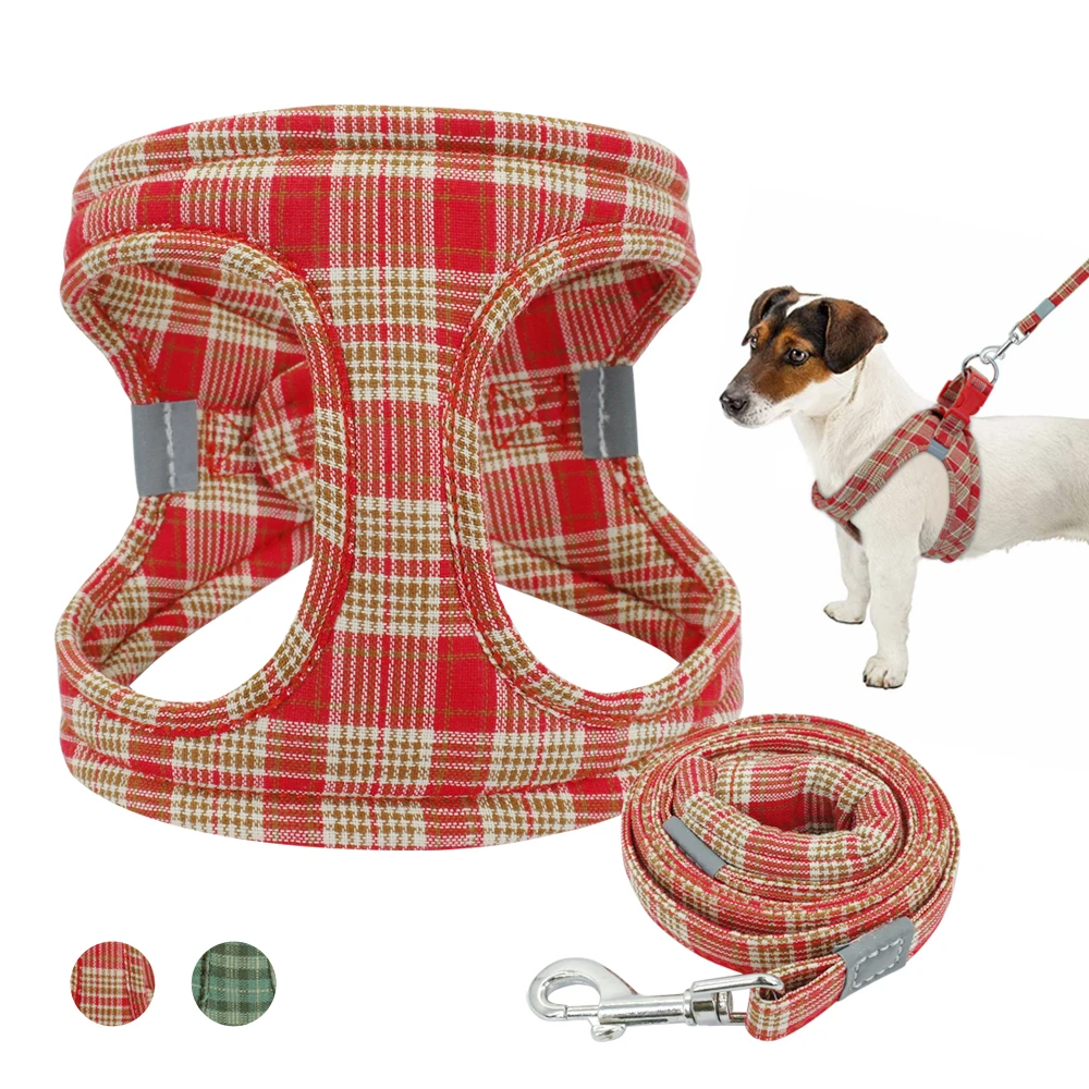 

Cute Dog Cat Harness Vest Soft Pet Puppy Harness Leash Set For Small Medium Dogs Cats Pug Chihuahua Yorkshire S M L