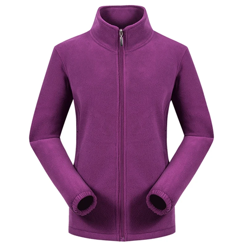 

Women Winter Thermal Ski Coats plus size Full-Zip Jacket Fleece Top Jacket Trekking Camping Hiking Overcoat