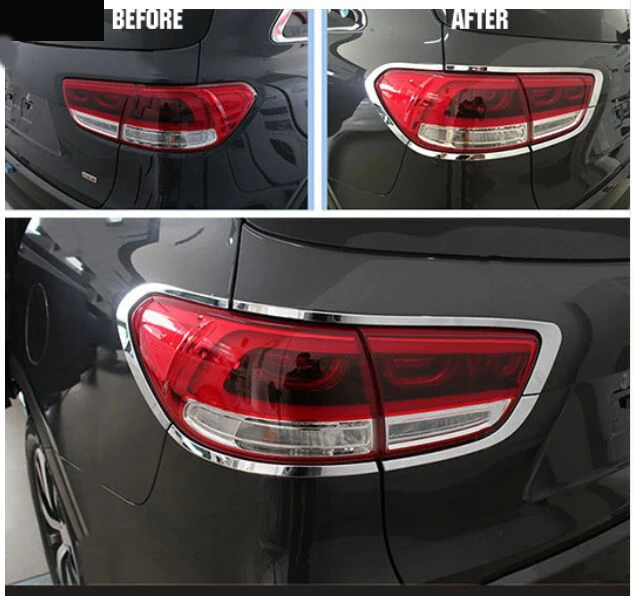 ACCESSORIES FIT FOR 2016 kia SORENTO UM CHROME REAR TAIL