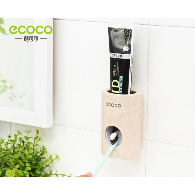 

Automatic Toothpaste Distributor Rack Bathroom Fittings Set Wall-mounted Automatic Toothpaste Extruder Household Items